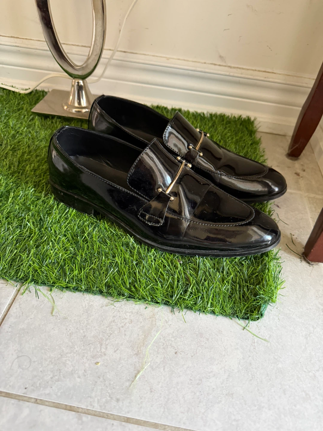 Mens Black Loafers