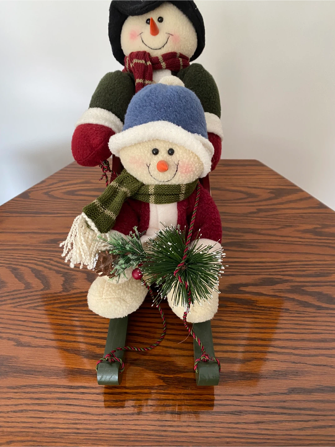 Snowman Christmas Sleigh Decorations - photo 2