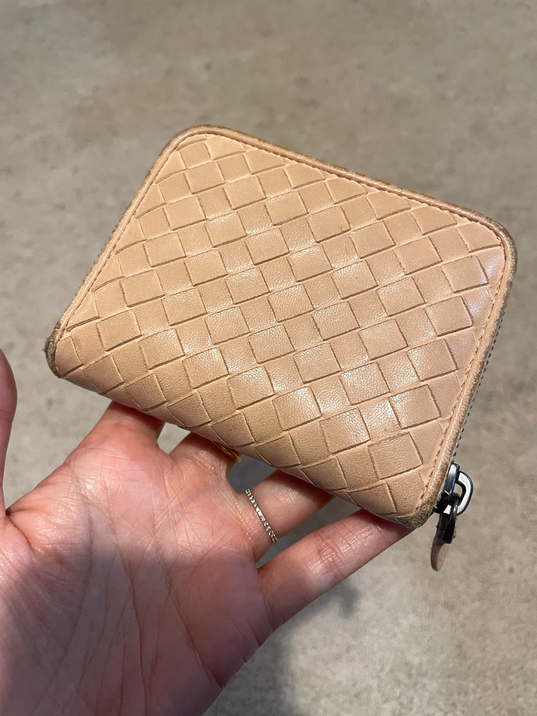 Bottega Veneta Woven Leather Coin Purse