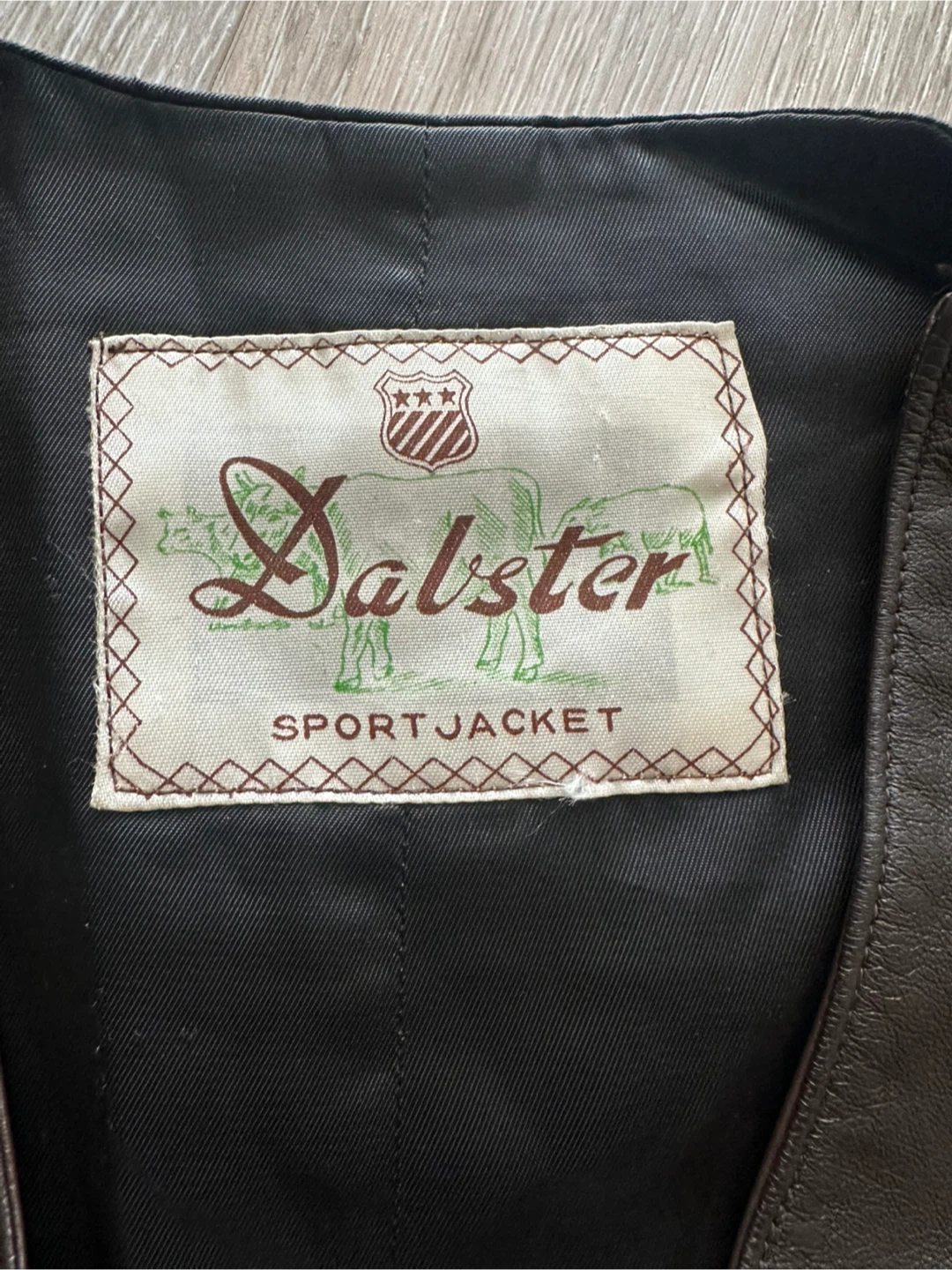 Vintage dark brown Dalster Leather Vest - photo 2