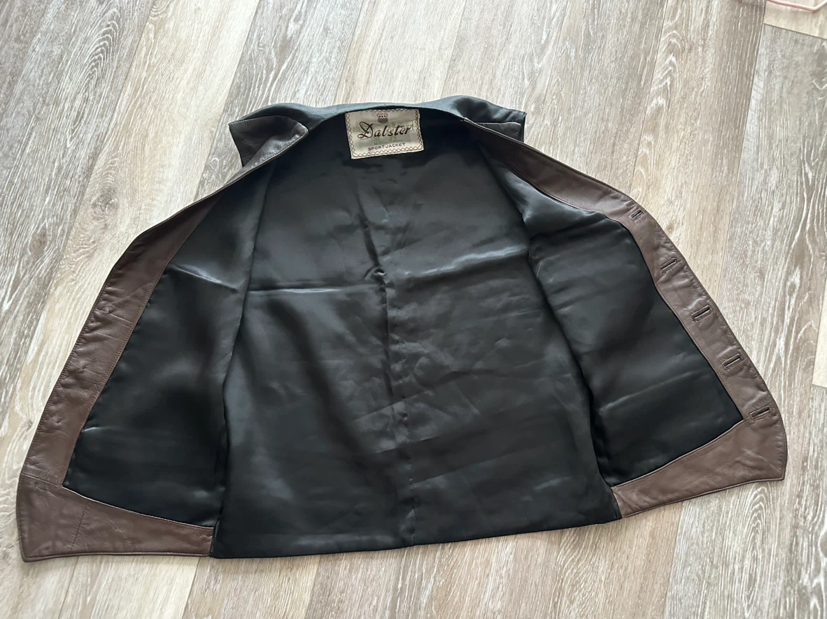 Vintage dark brown Dalster Leather Vest - photo 3