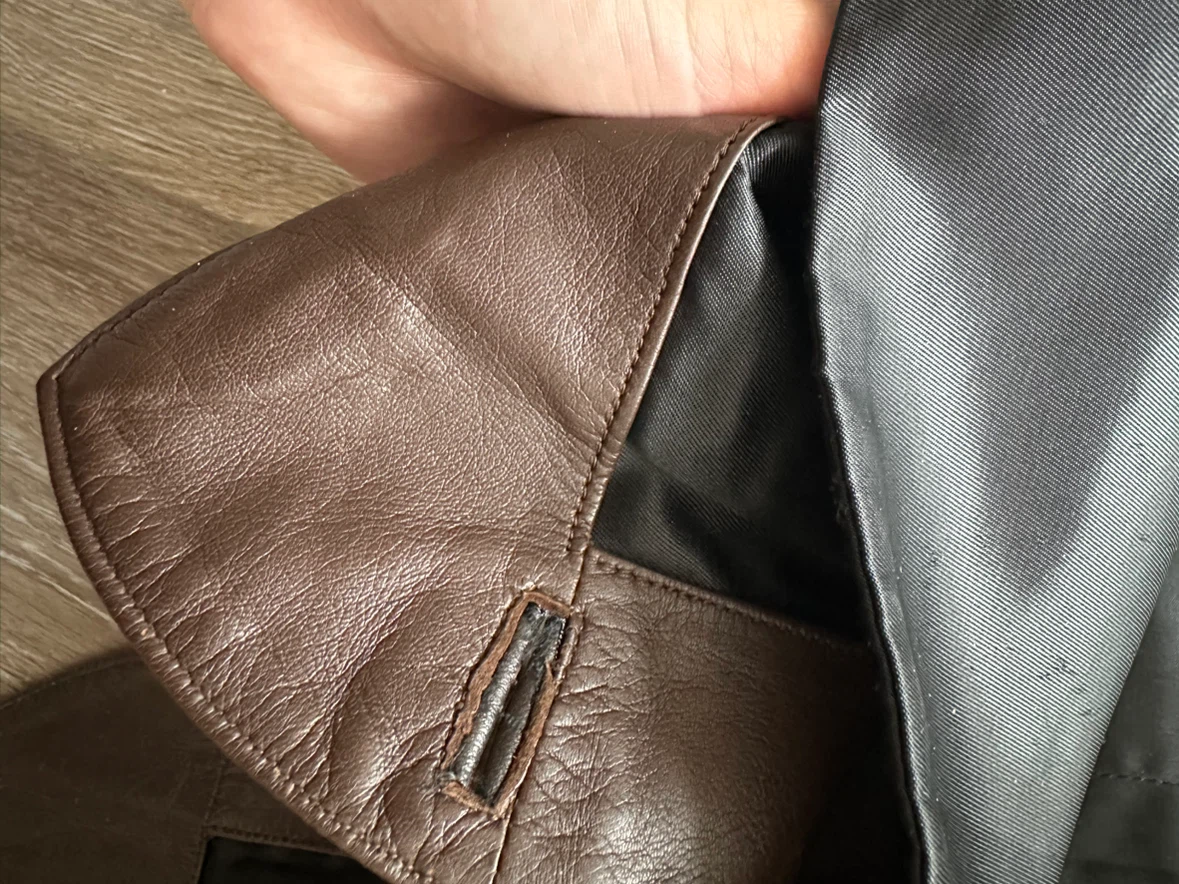 Vintage dark brown Dalster Leather Vest - photo 5