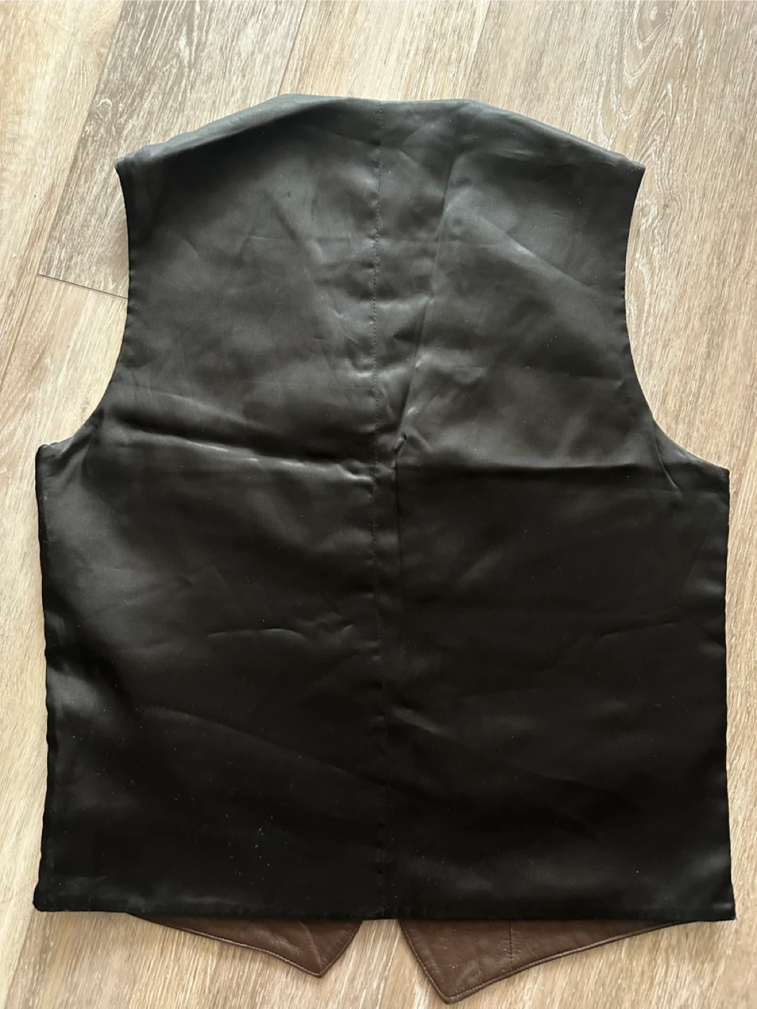 Vintage dark brown Dalster Leather Vest - photo 4