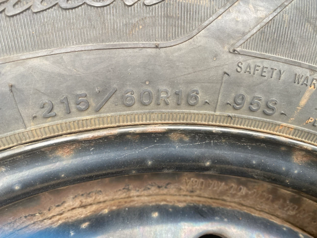 Set of 4 Goodyear Winter Tires with Steel Rims - photo 4