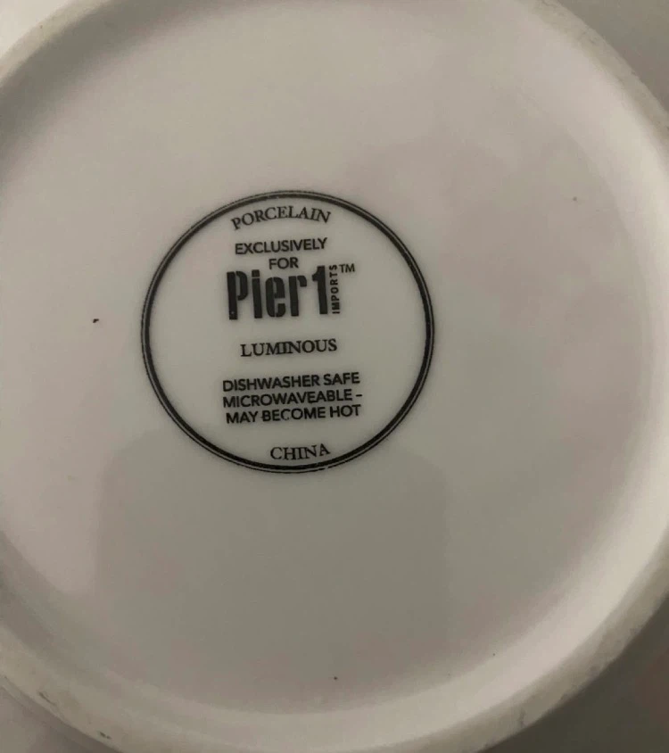 Two Pier 1 Luminous Porcelain Bowls - photo 2