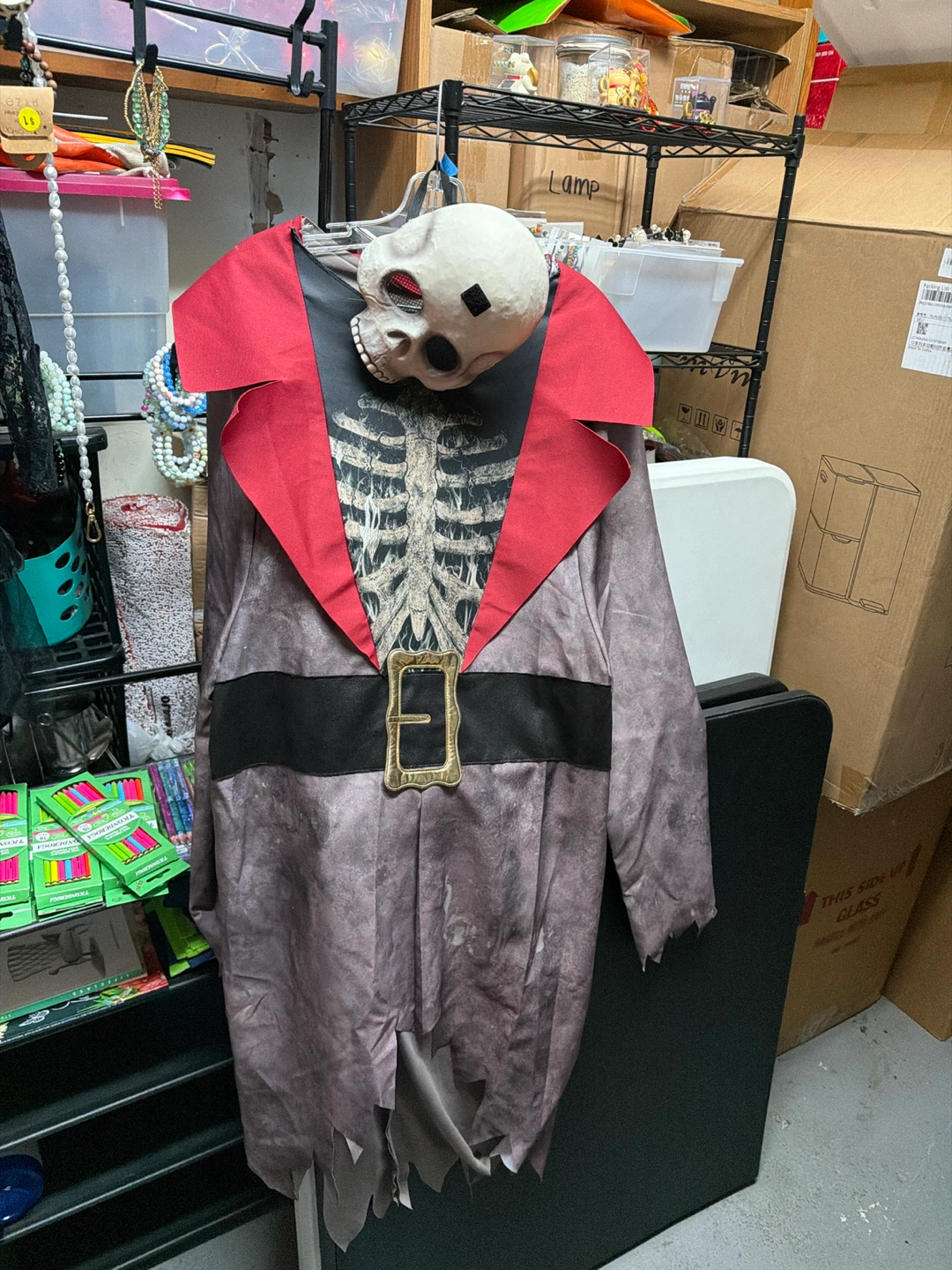 Skeleton Halloween Costume with Mask