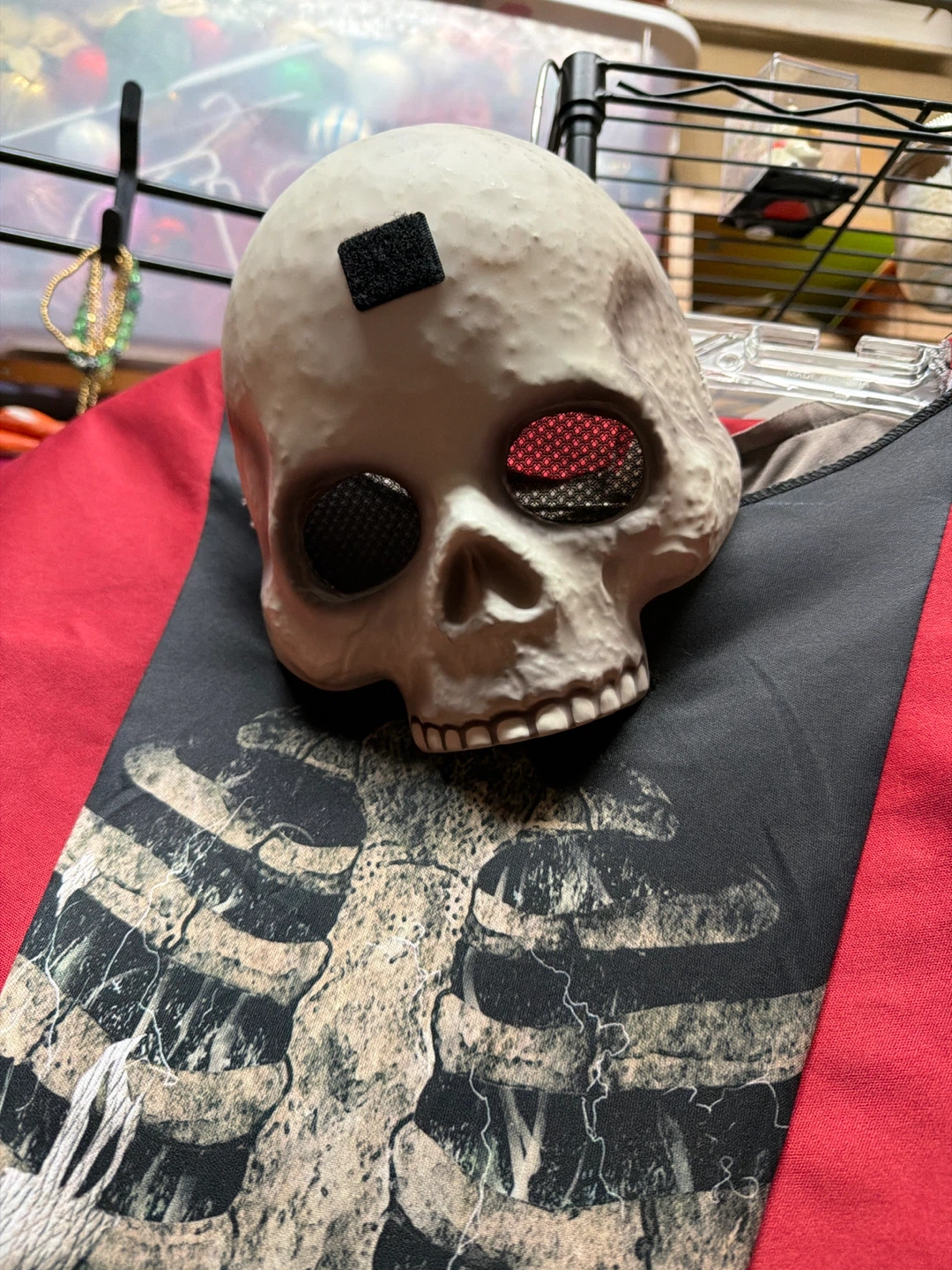 Skeleton Halloween Costume with Mask - photo 4
