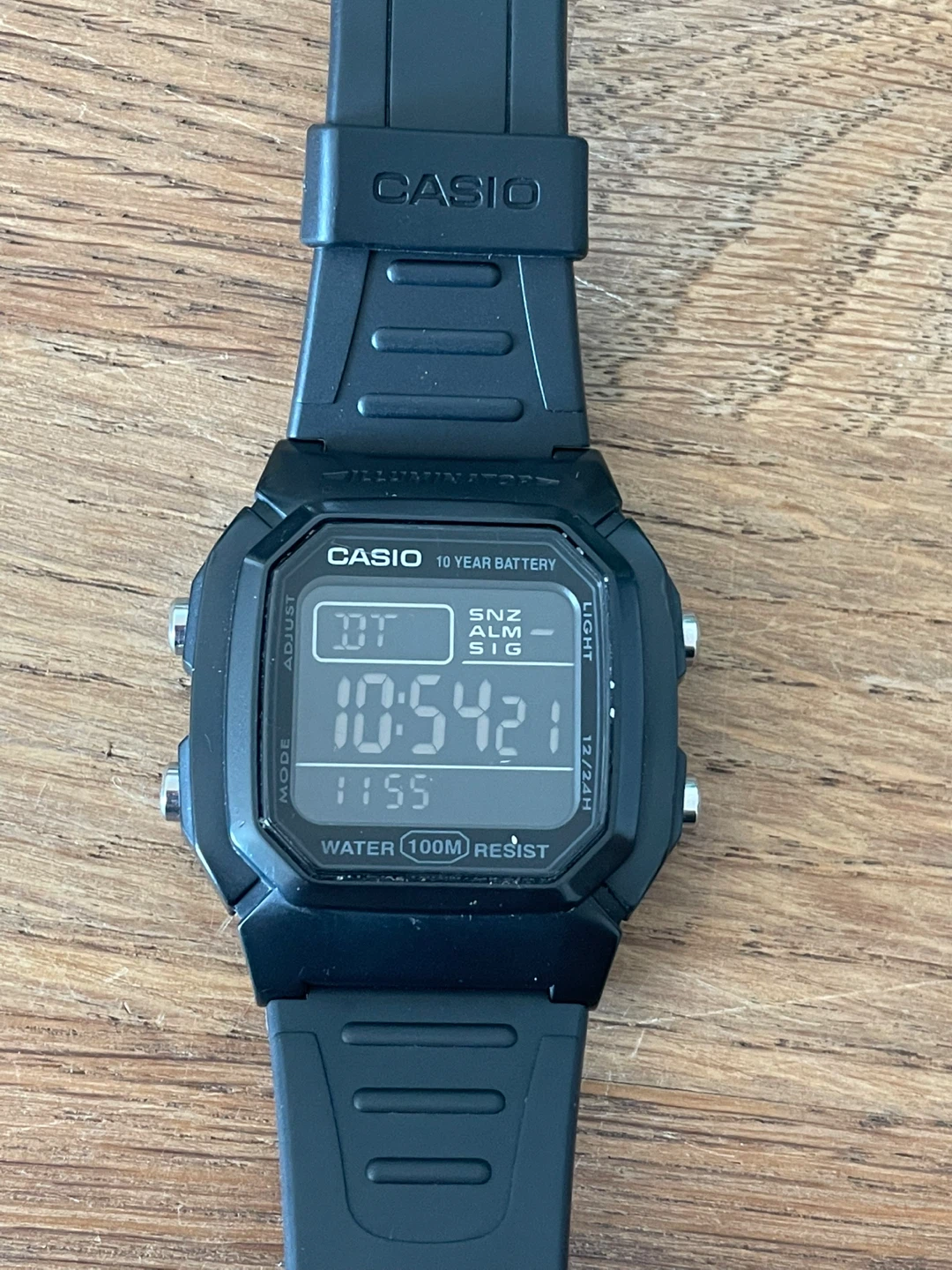 Casio W-800H Digital Watch – Black | 100M Water Resistant - photo 3