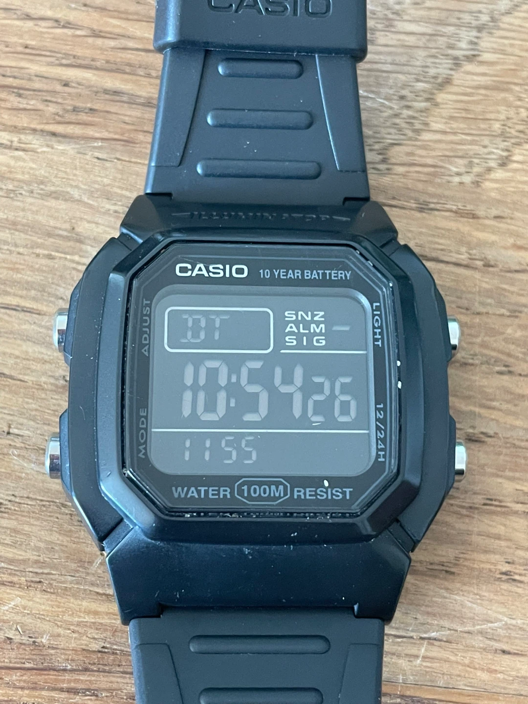 Casio W-800H Digital Watch – Black | 100M Water Resistant - photo 4
