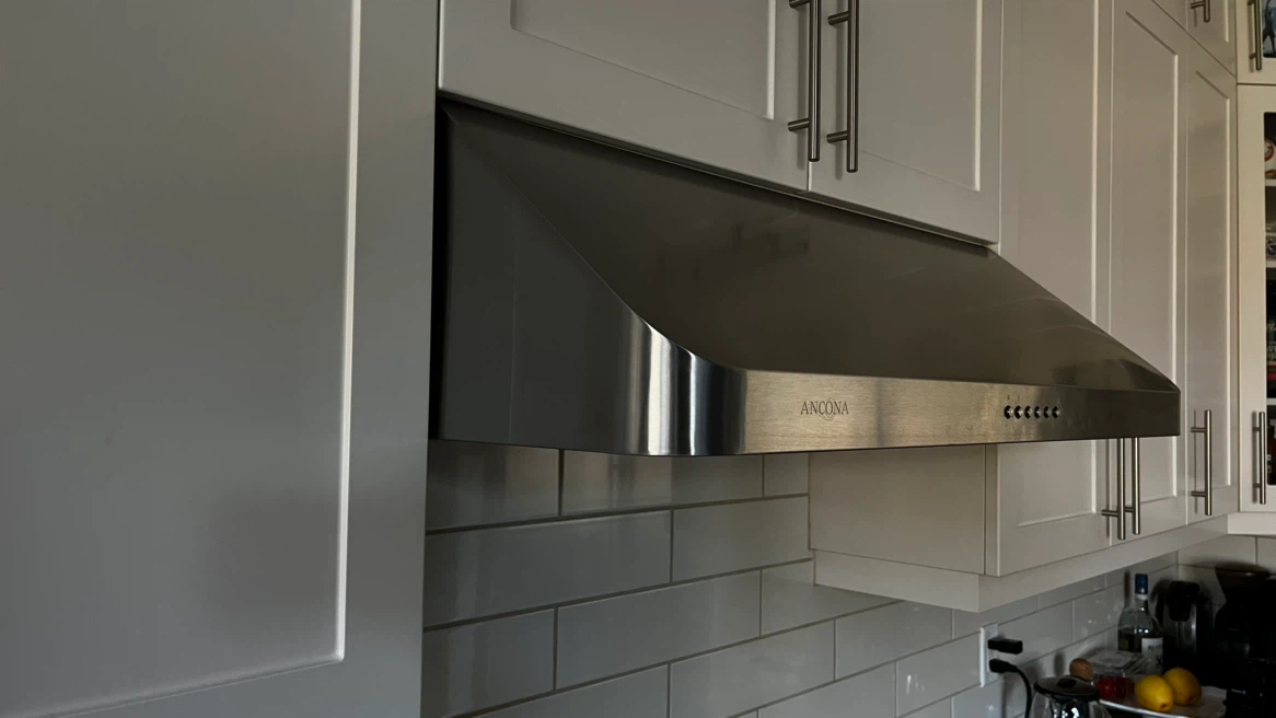 Ancona under cabinet stainless steel range hood - 36” - photo 3