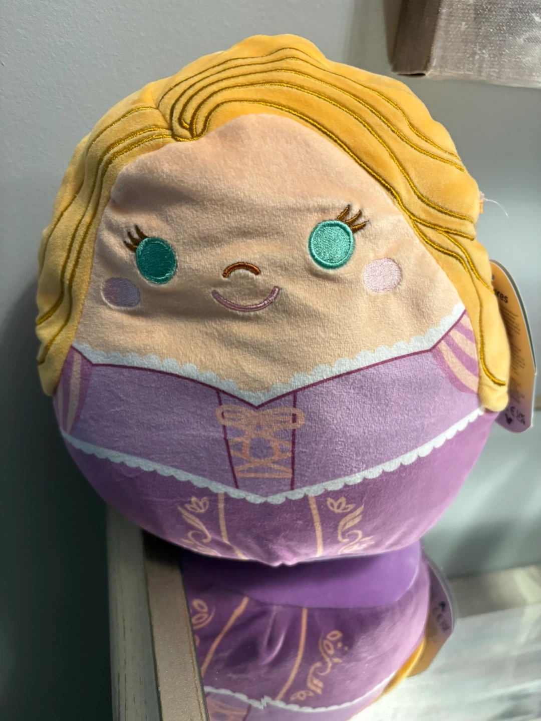 9” Disney Squishmallow Rapunzel plush toy NWT