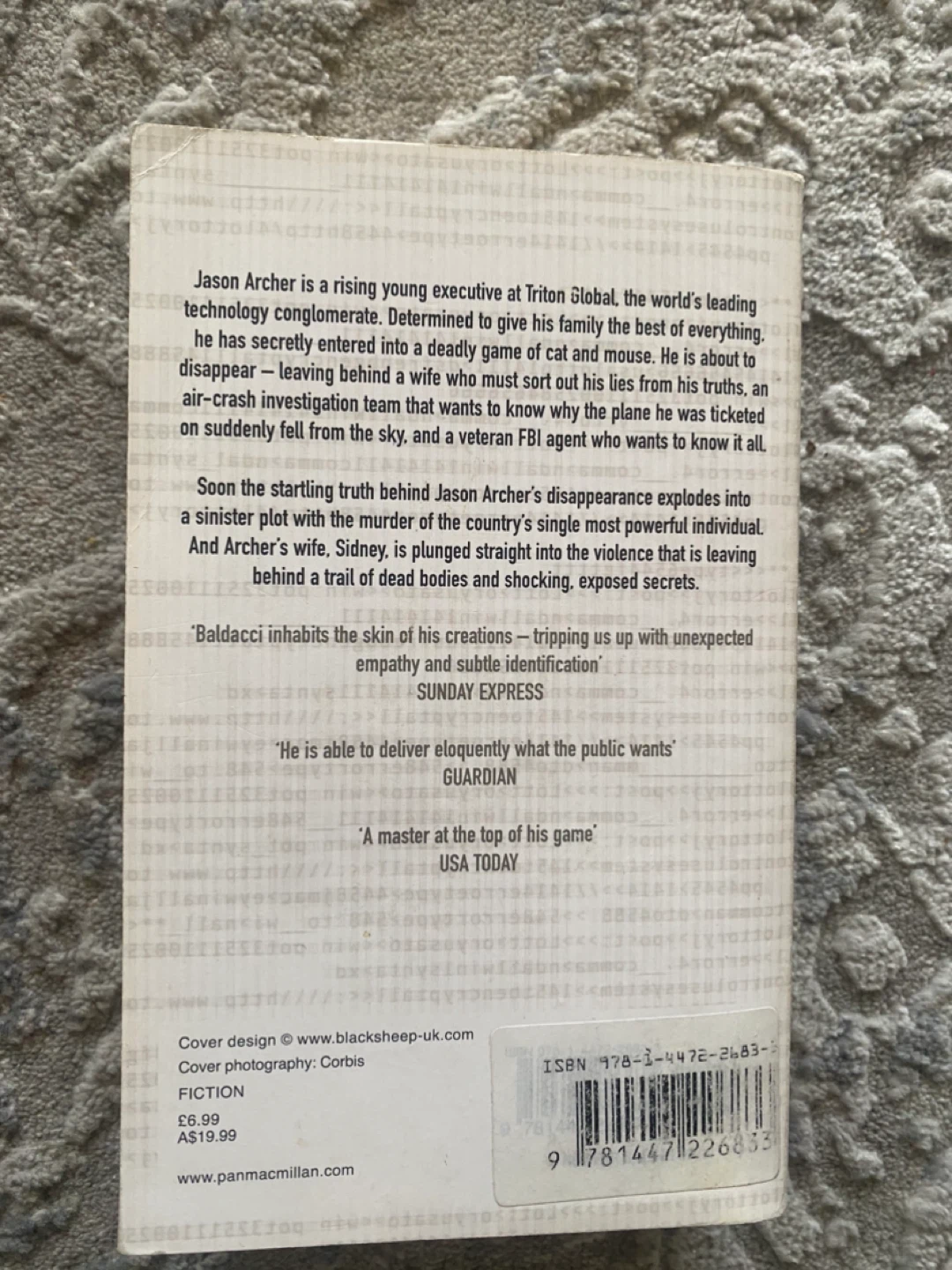 Total Control by David Baldacci - photo 2
