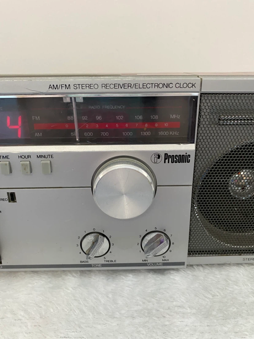 Prosonic AM/FM Stereo Receiver and Electronic Clock - photo 3