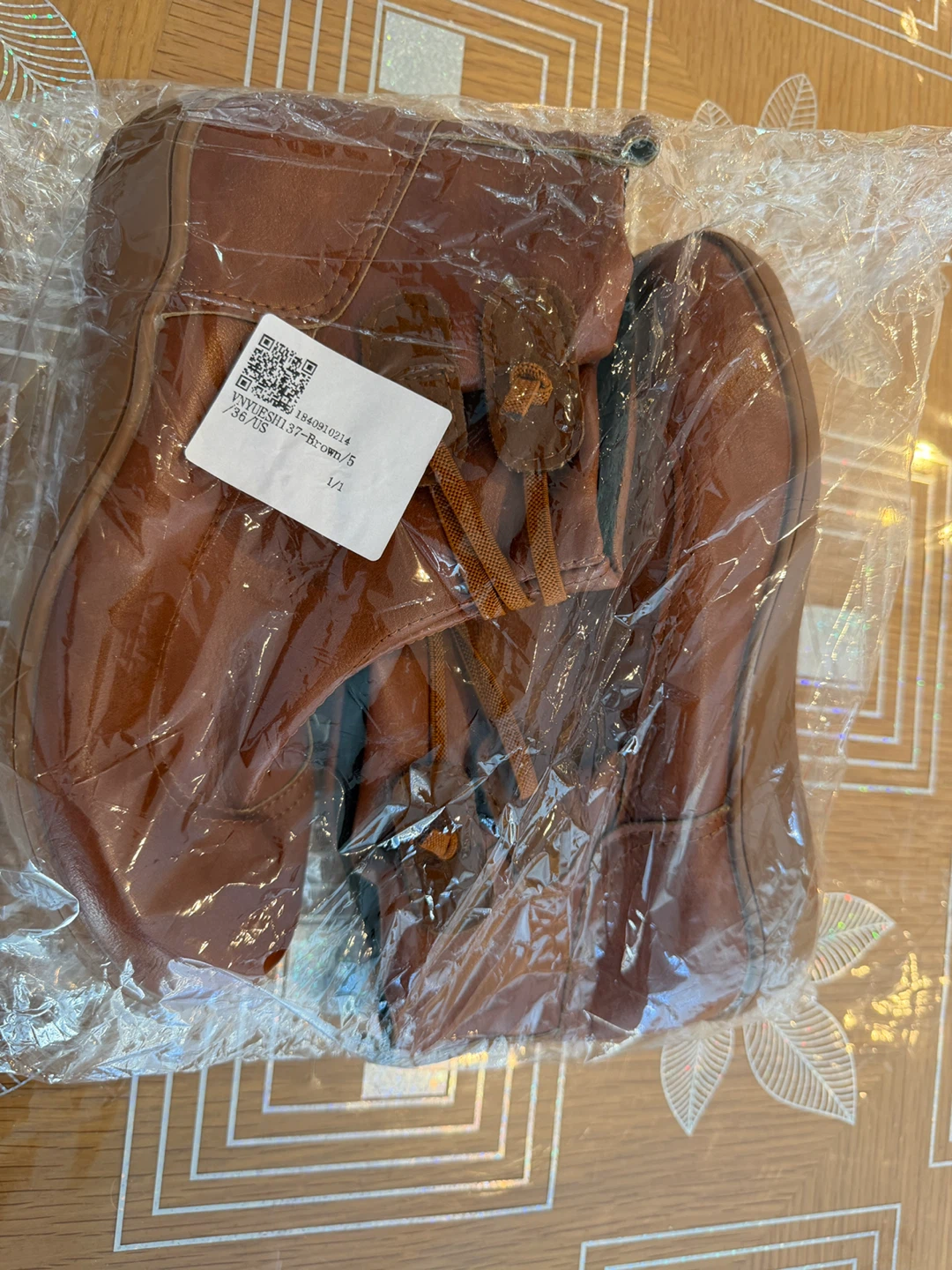 NEW Brown Ankle Boots Size 5/36 - photo 3