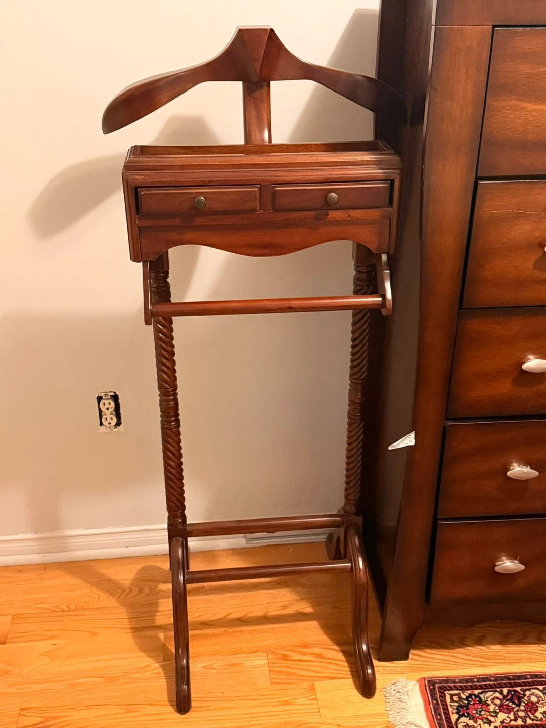 Wooden Valet Stand