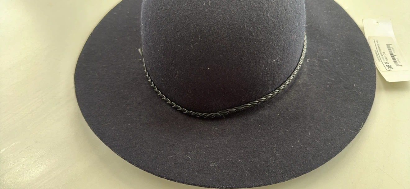 Thursdays navy blue women’s felt hat - photo 3