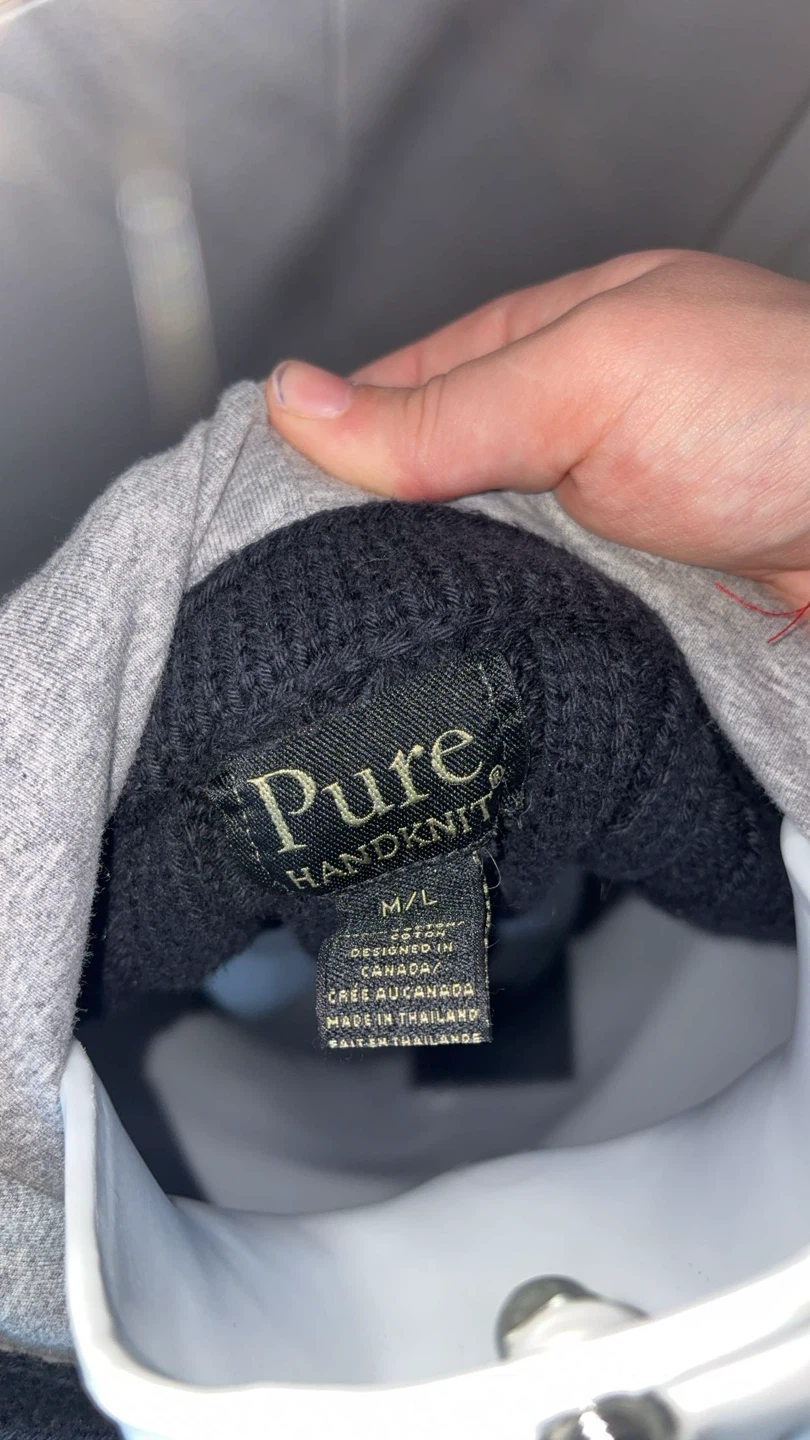 Pure Handknit 2000s Button Hooded Cardigan - photo 3