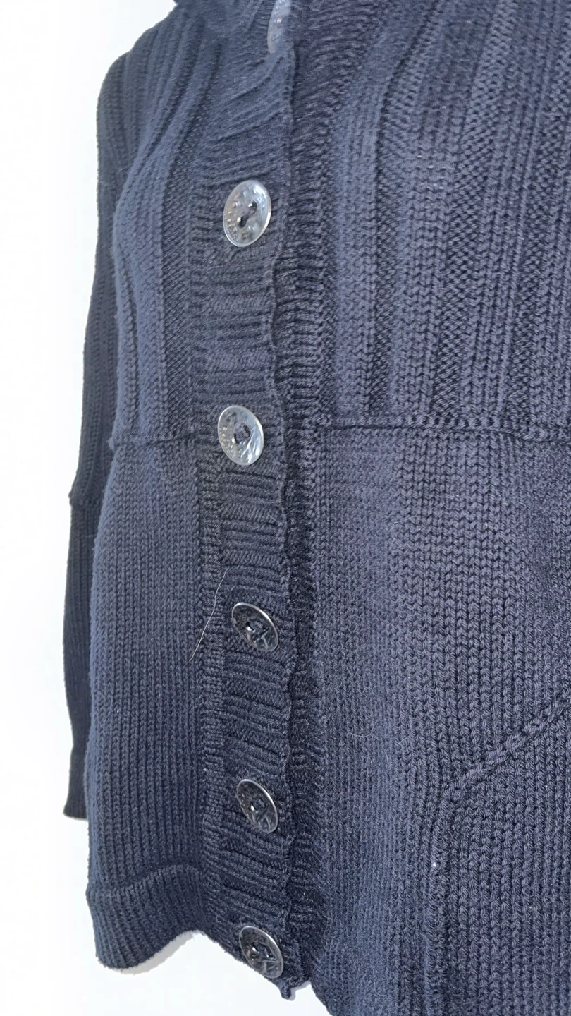 Pure Handknit 2000s Button Hooded Cardigan - photo 5