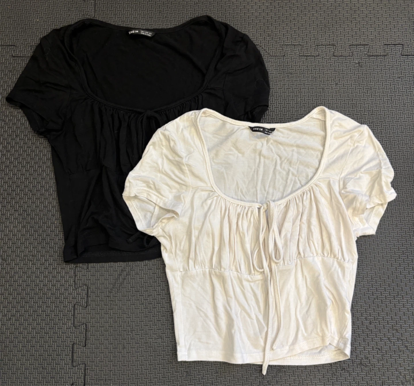 Two SHEIN crop tops