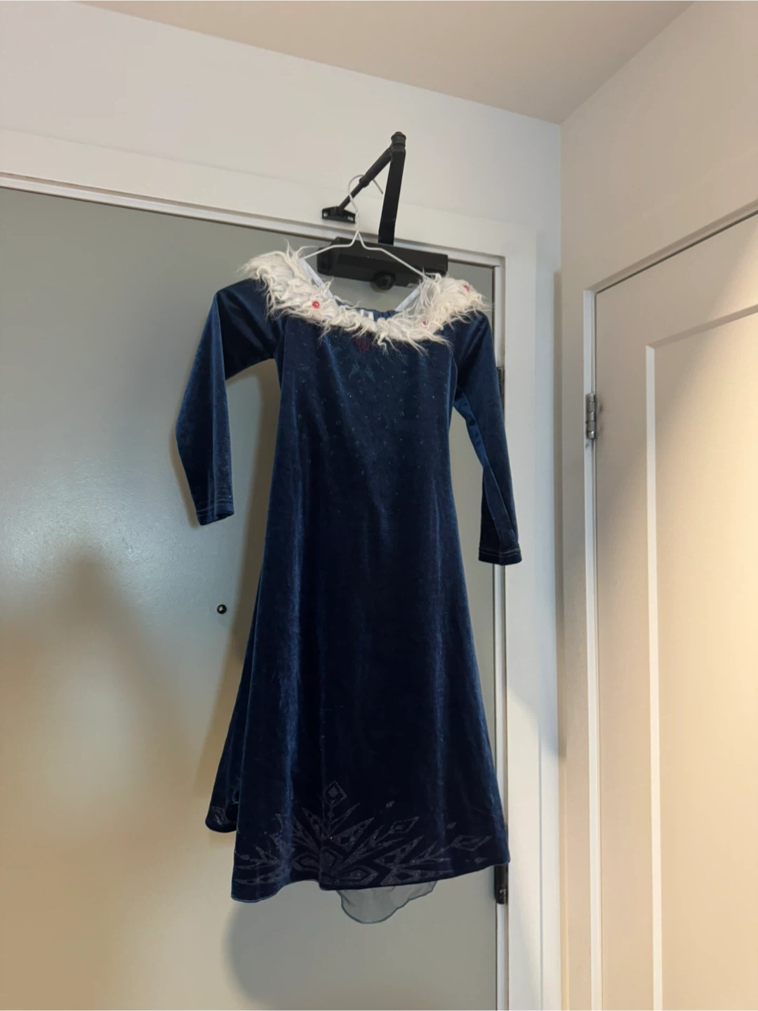 Disney Frozen Elsa Velvet Dress