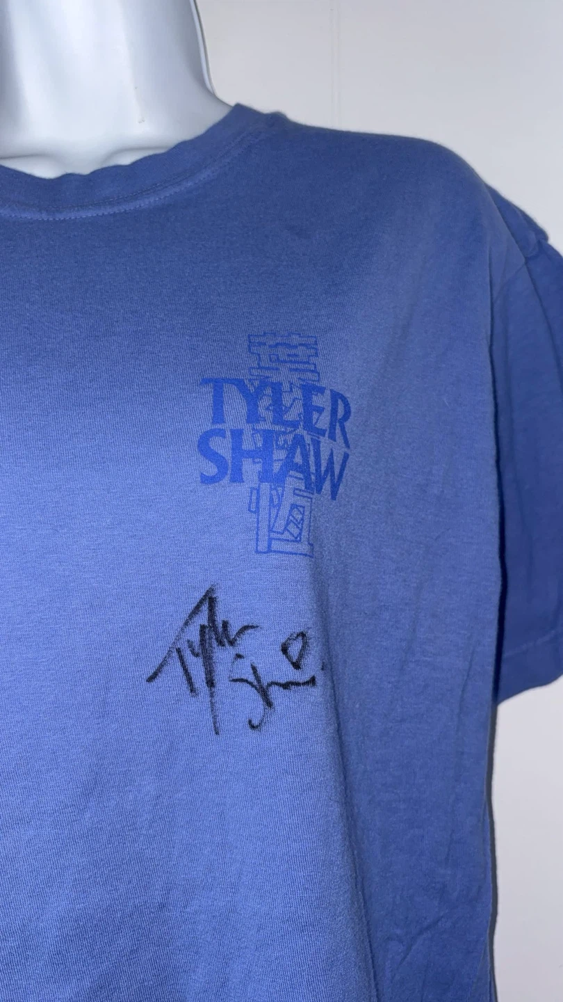 Modern Tyler Shaw Signed Tour T-Shirt