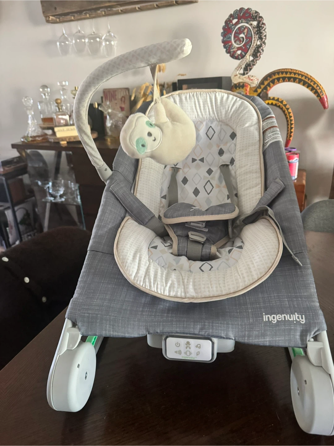 Ingenuity Happy Belly Rock-to-Bounce Seat