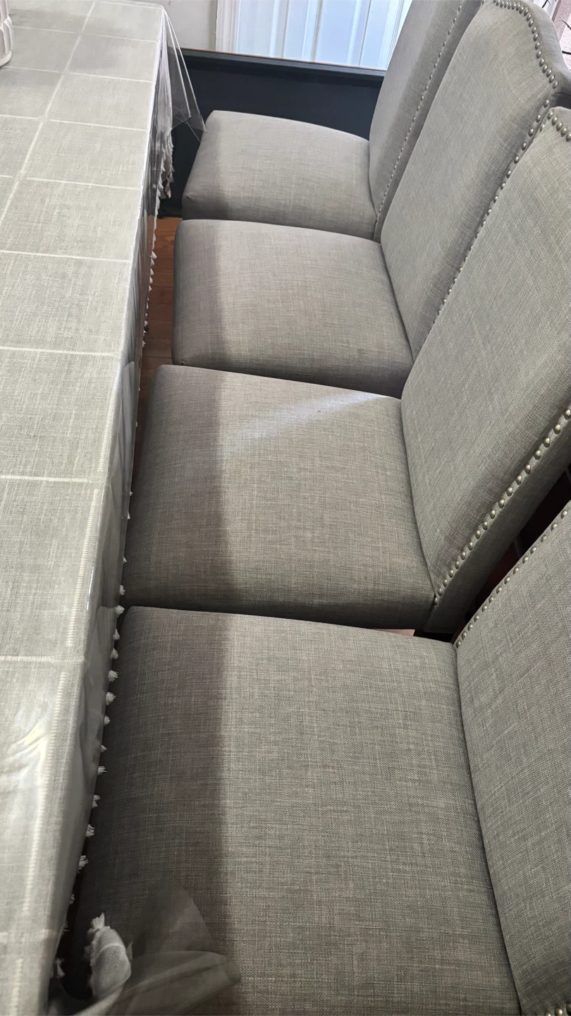 Set of 4 Upholstered Dining Chairs - photo 3