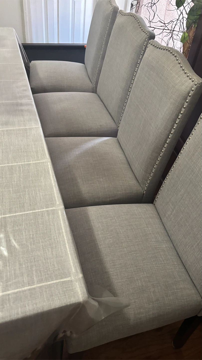 Set of 4 Upholstered Dining Chairs - photo 4