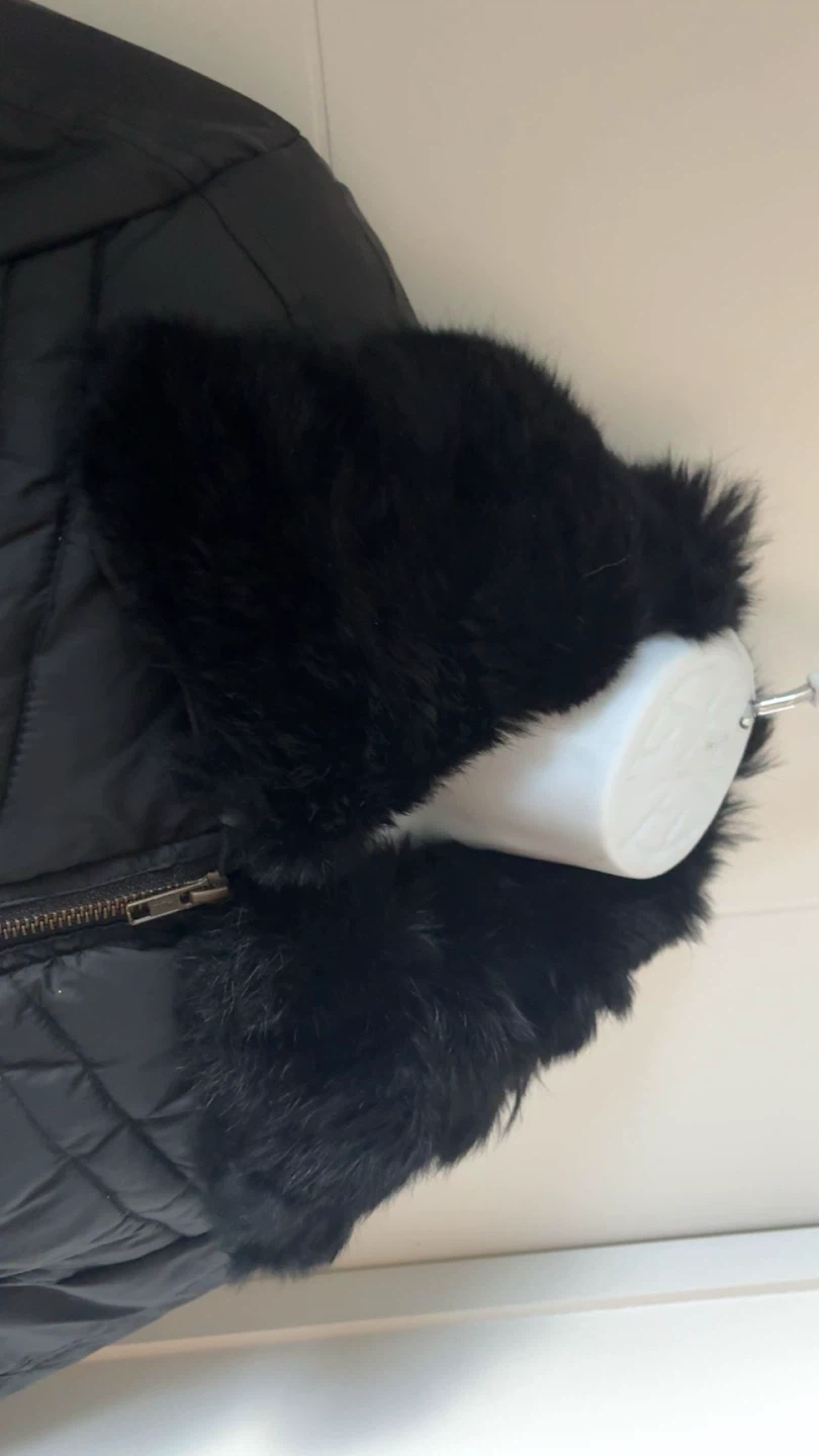 BlendShe 2000s Fur Puffer Jacket