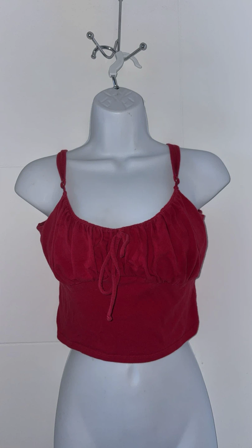Hollister Modern Ruched Cami Crop Top