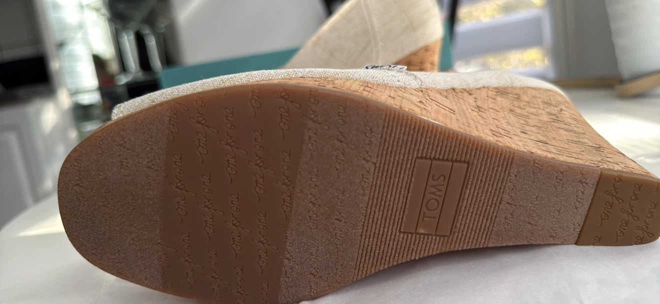 Toms wedge beige shoes - photo 5