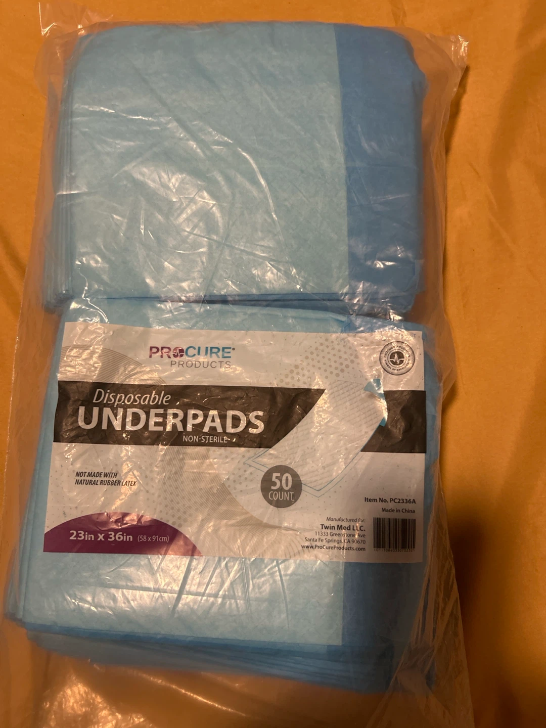 ProCure Products Disposable Underpads 50 Count