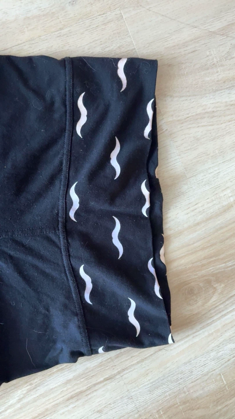 Bluenotes 2010s Mustache Foldover Yoga Pants - photo 2