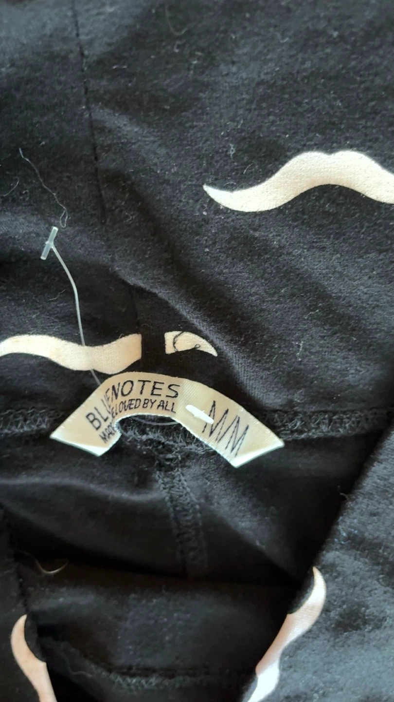 Bluenotes 2010s Mustache Foldover Yoga Pants - photo 3