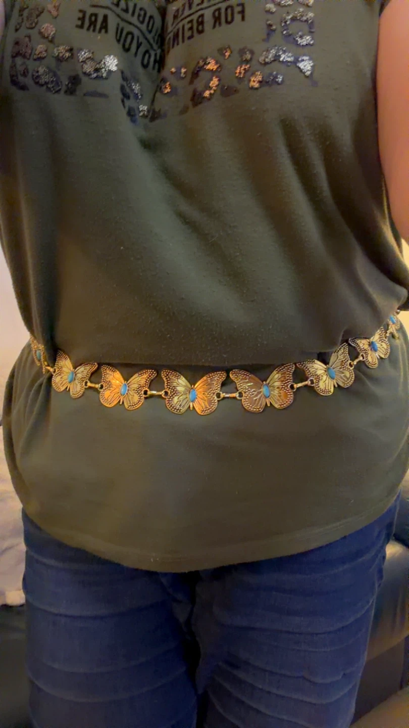 Atmosphere Butterfly Chain Belt - photo 2