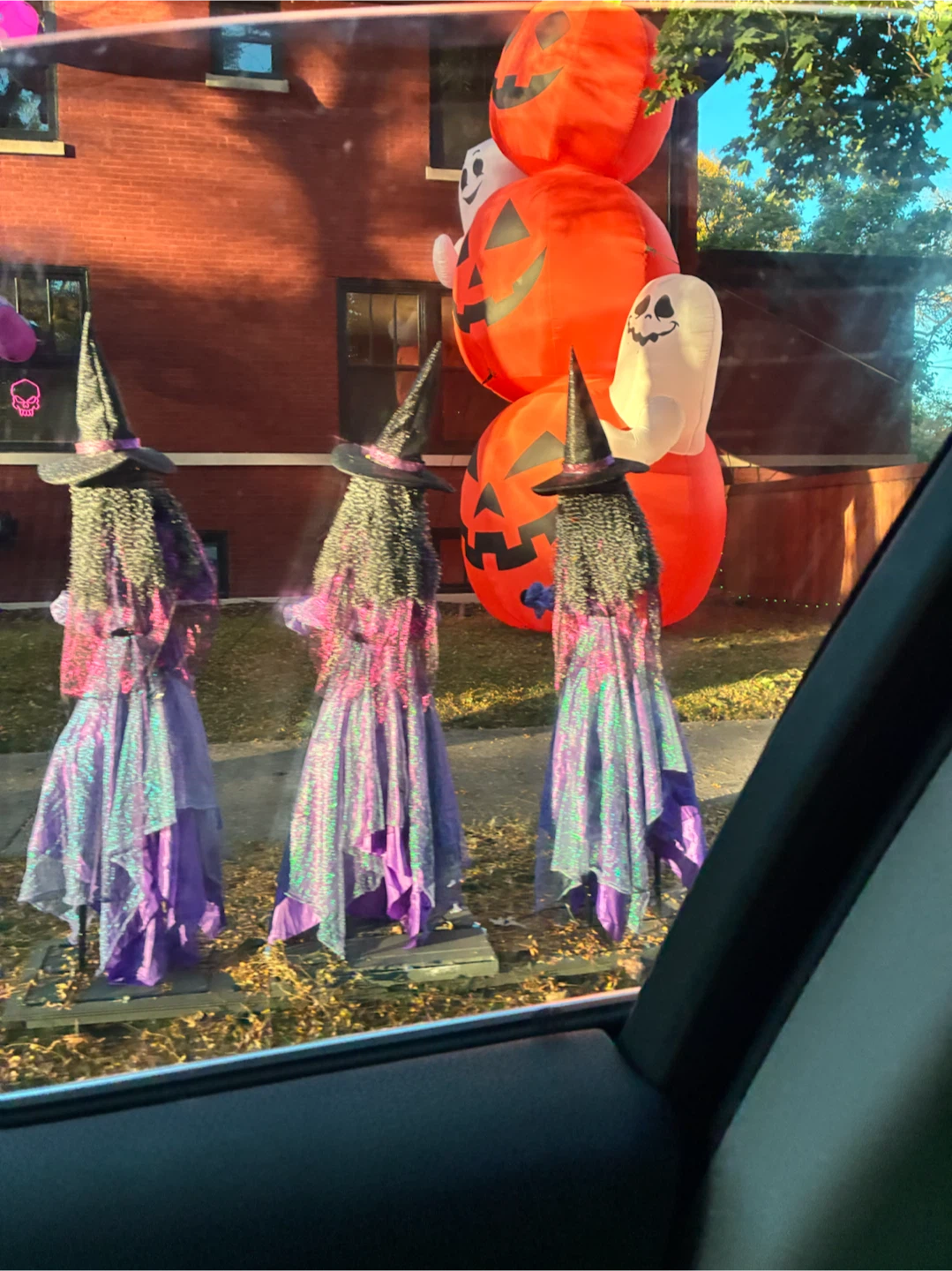 Set of 3 Halloween Witch Decorations