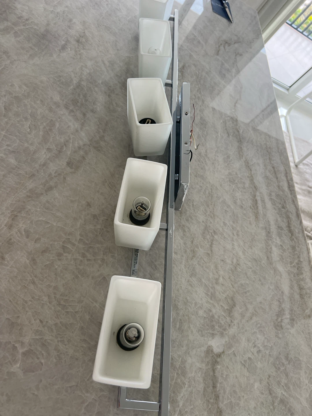 5-Light Chrome Vanity Wall Fixture - photo 5