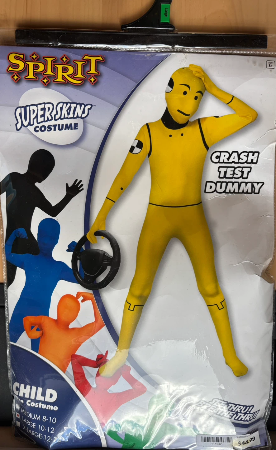 Spirit Super Skins Crash Test Dummy Costume