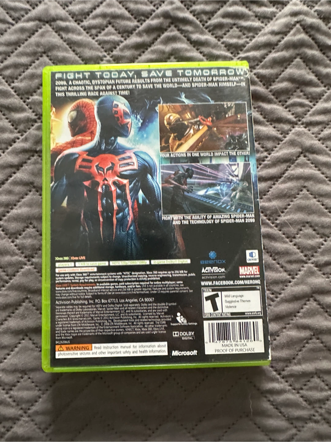 Spider-Man: Edge of Time for Xbox 360 - photo 2