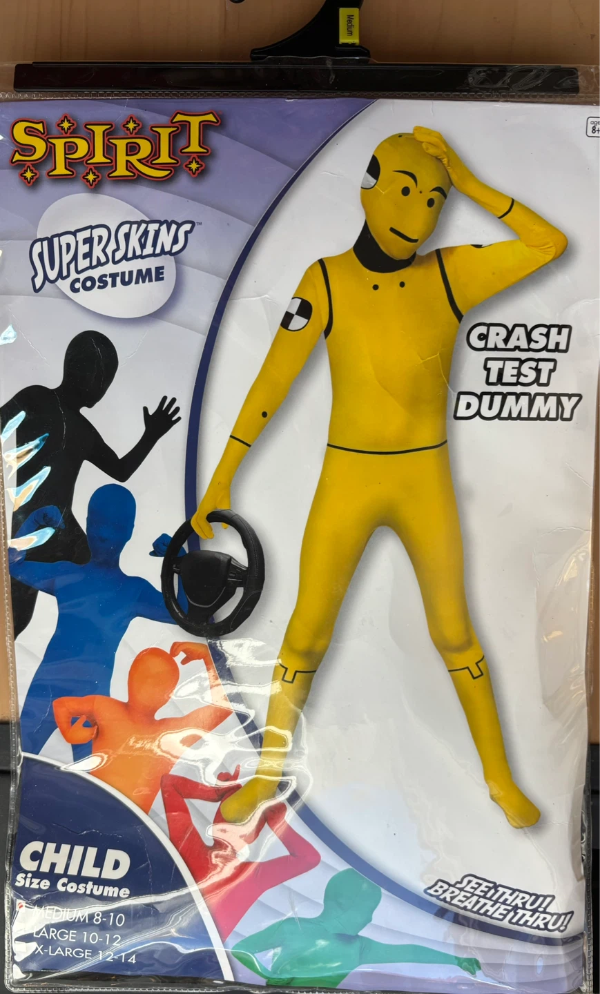 Spirit Super Skins Crash Test Dummy Costume
