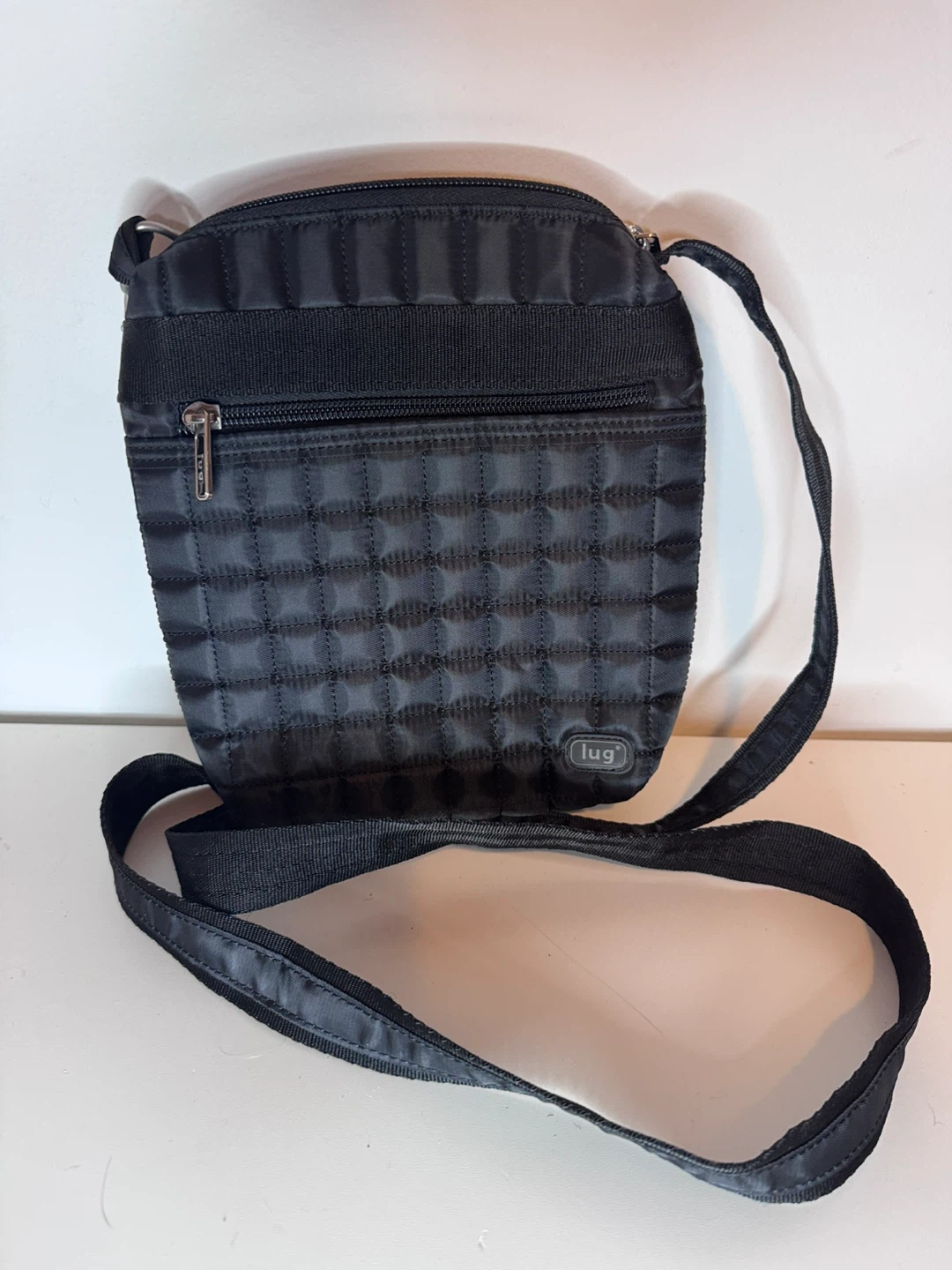Lug Black Moped Crossbody Bag