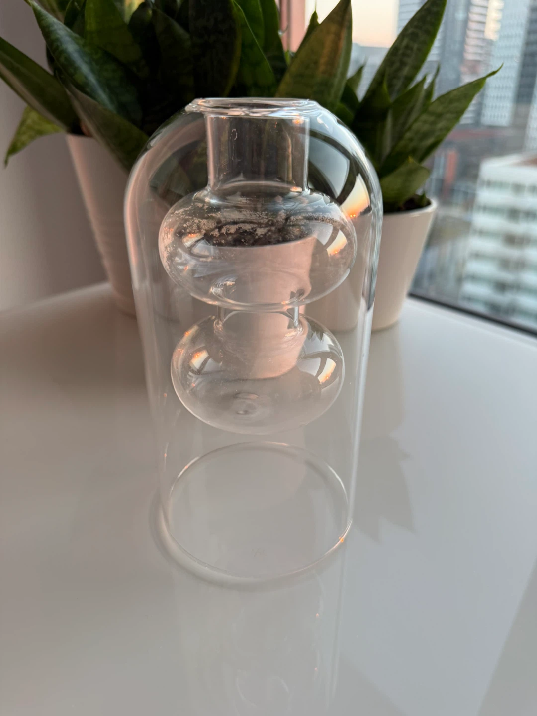 Clear Glass Bud Vase