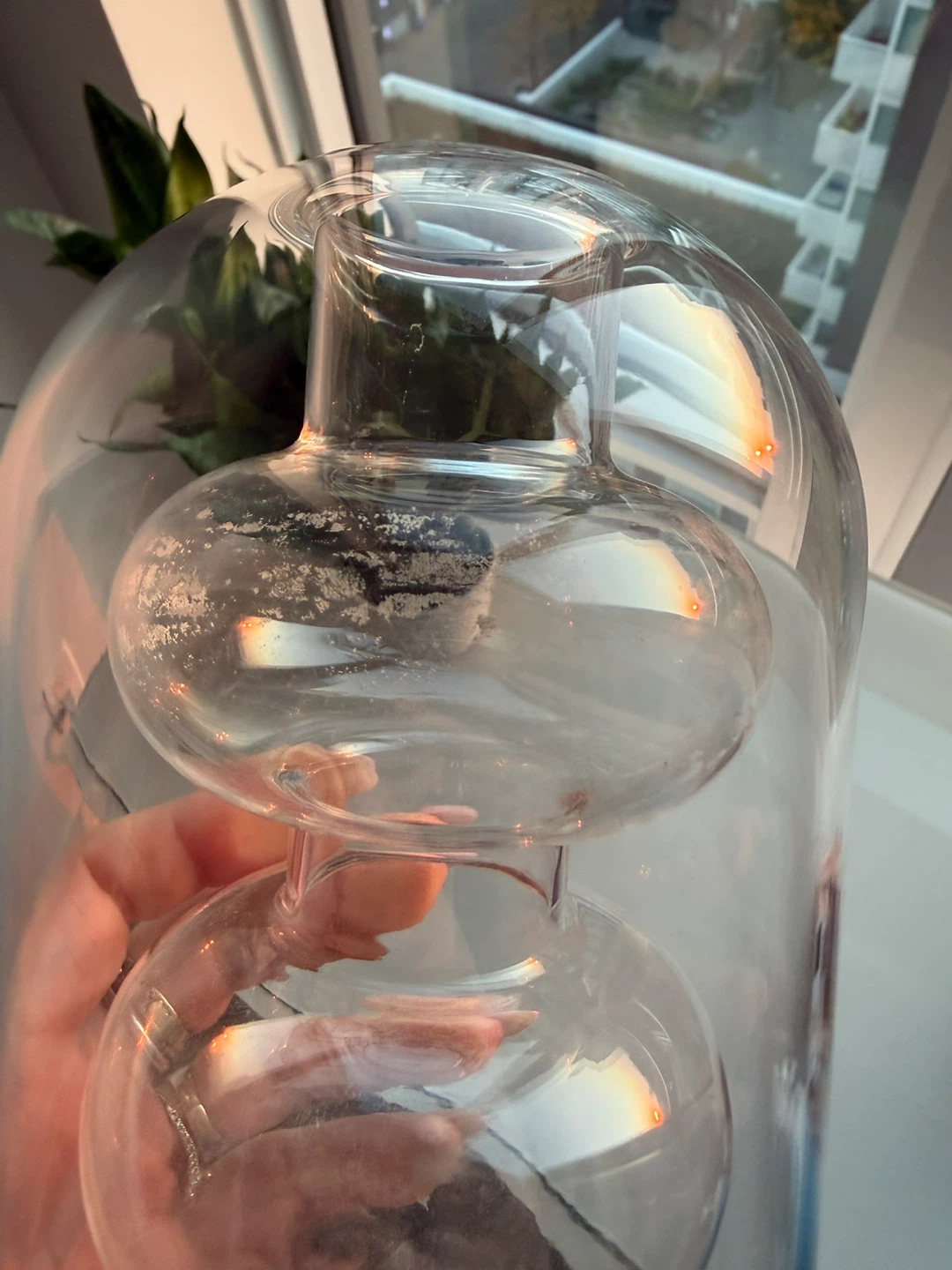 Clear Glass Bud Vase - photo 2