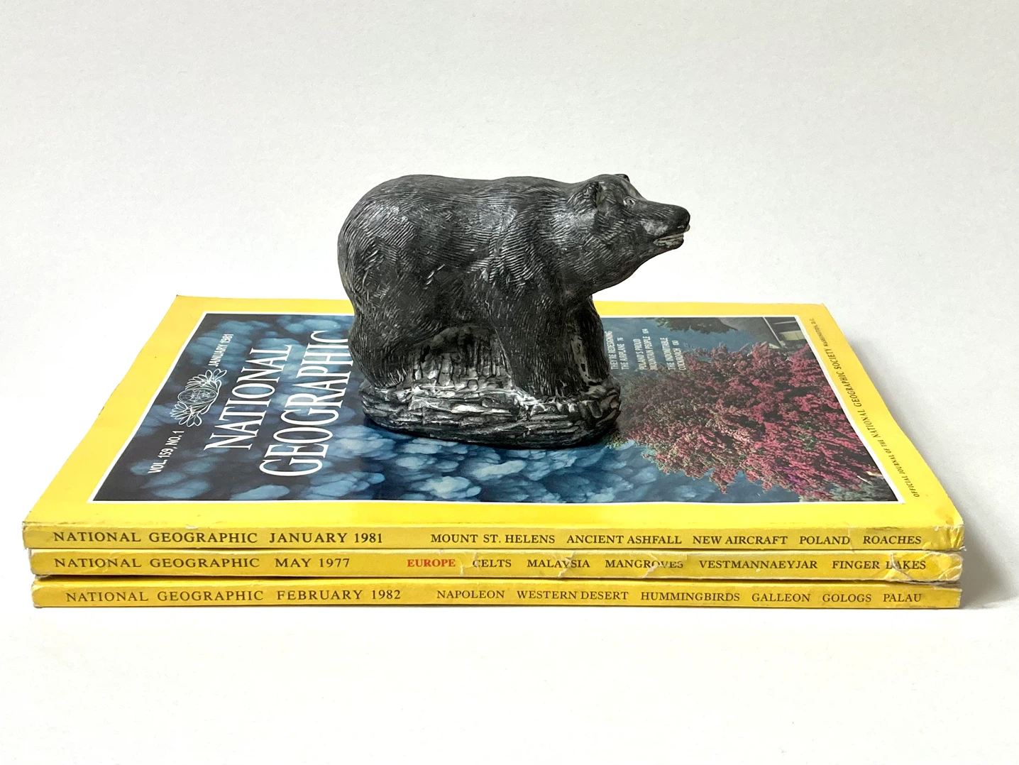 Vintage “A Wolf” Original Bear Figurine – Handmade in Canada