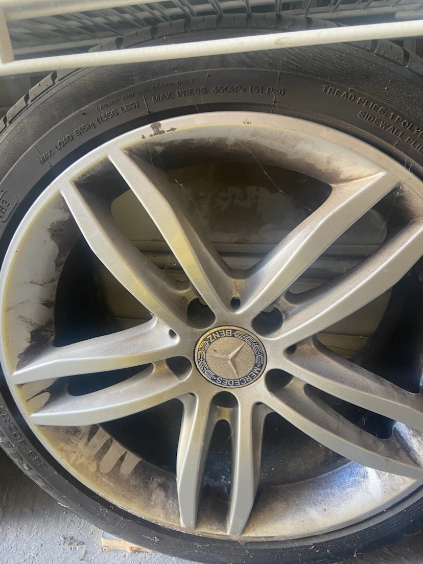 Original Mercedes-Benz Alloy Rims with 3 Tires - photo 2