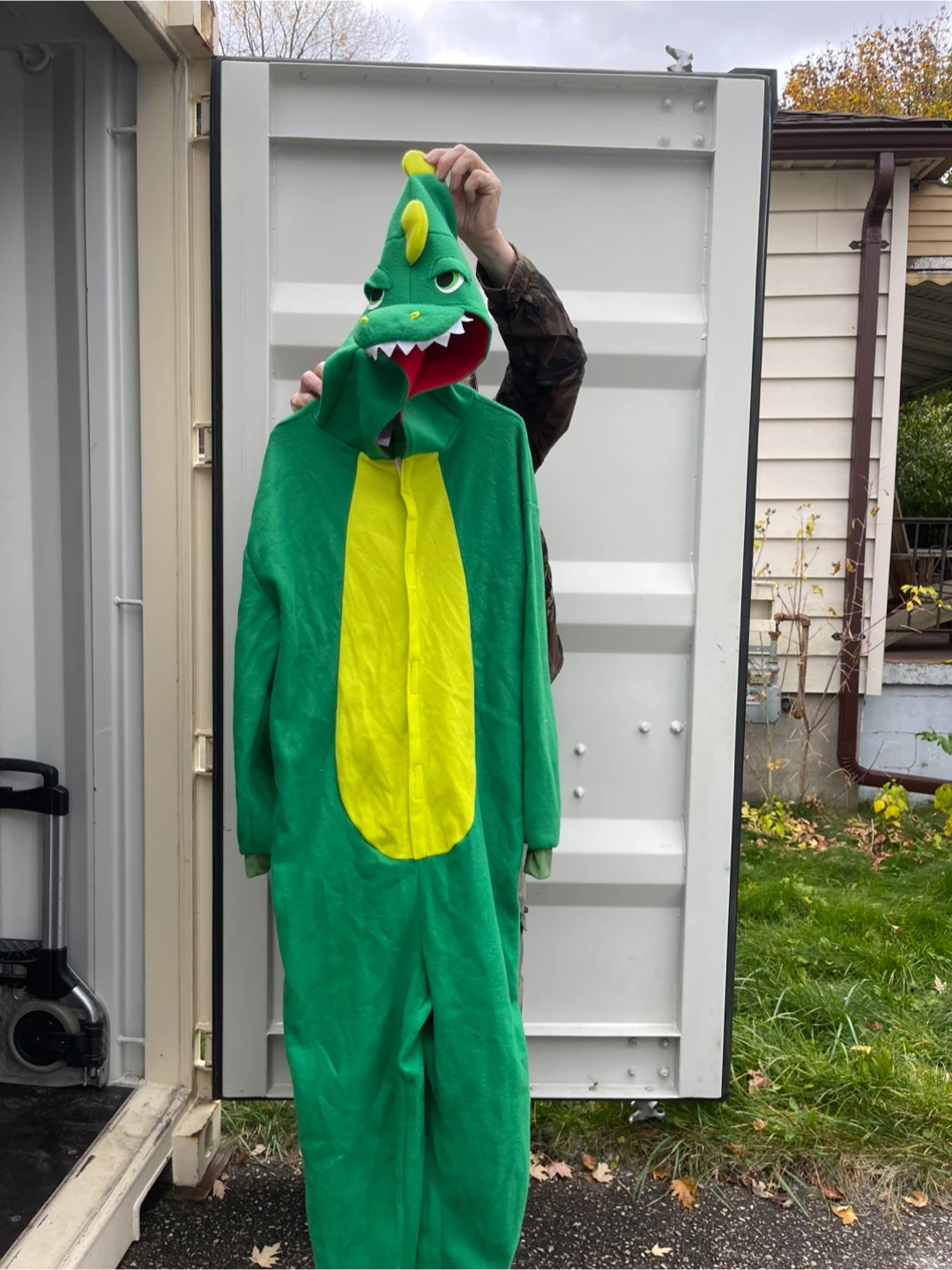 Morph Costumes Dinosaur Onesie Green