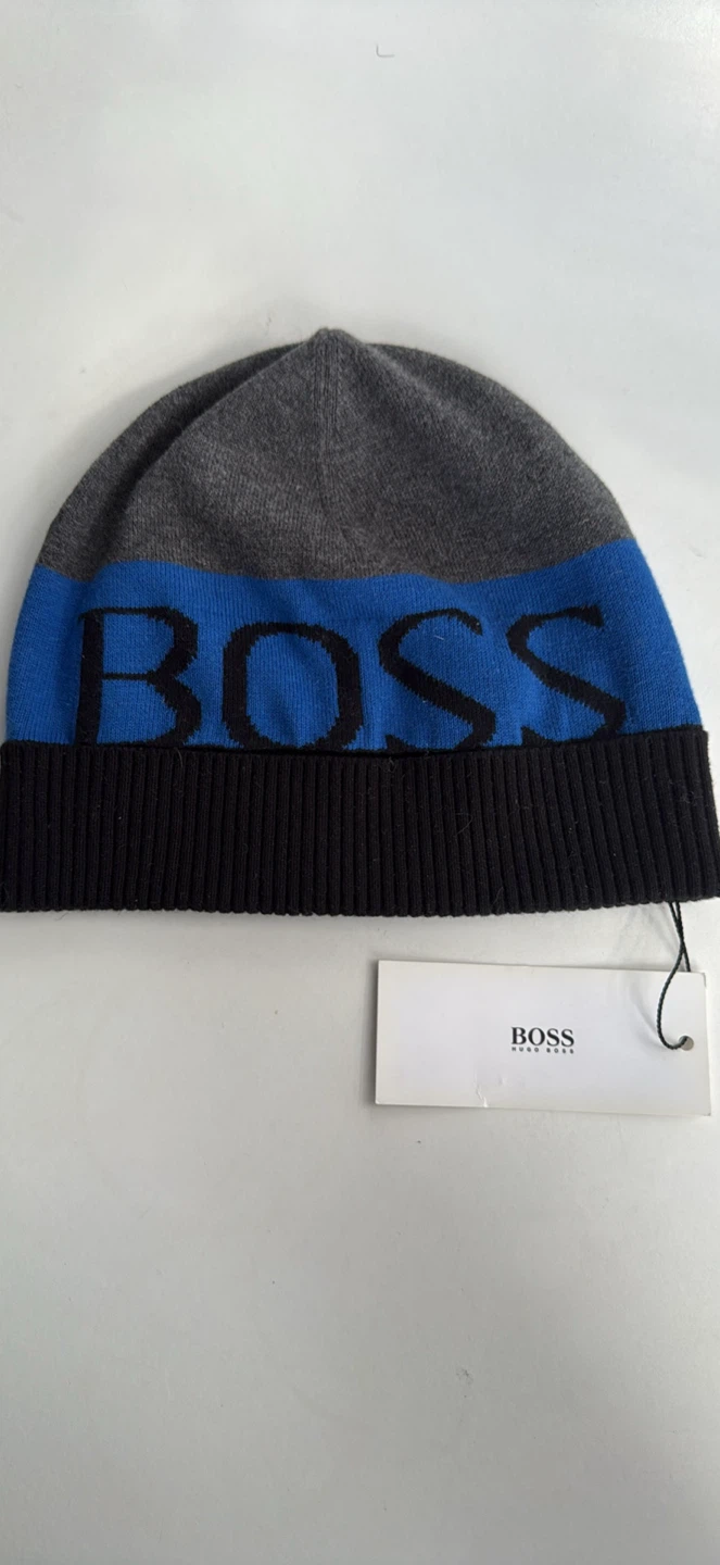 Boys BOSS beanie hat