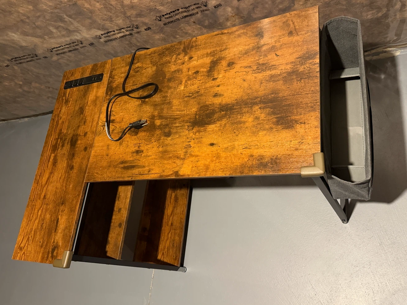 L-Shaped office Desk with Side Storage - photo 4