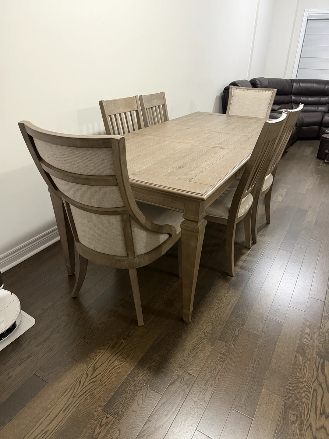 Rustic Wood Dining Table and 6 Chairs - photo 2