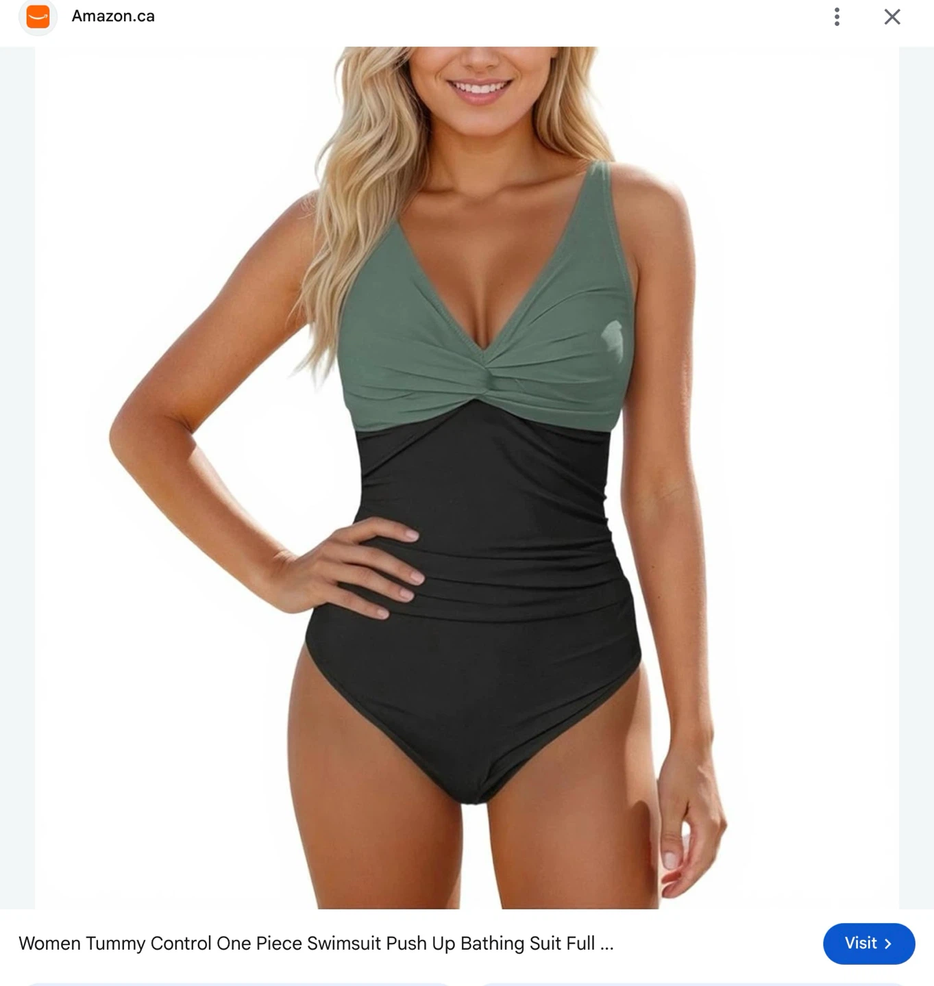 New Tummy Control One-Piece Swimsuit - XL - photo 2